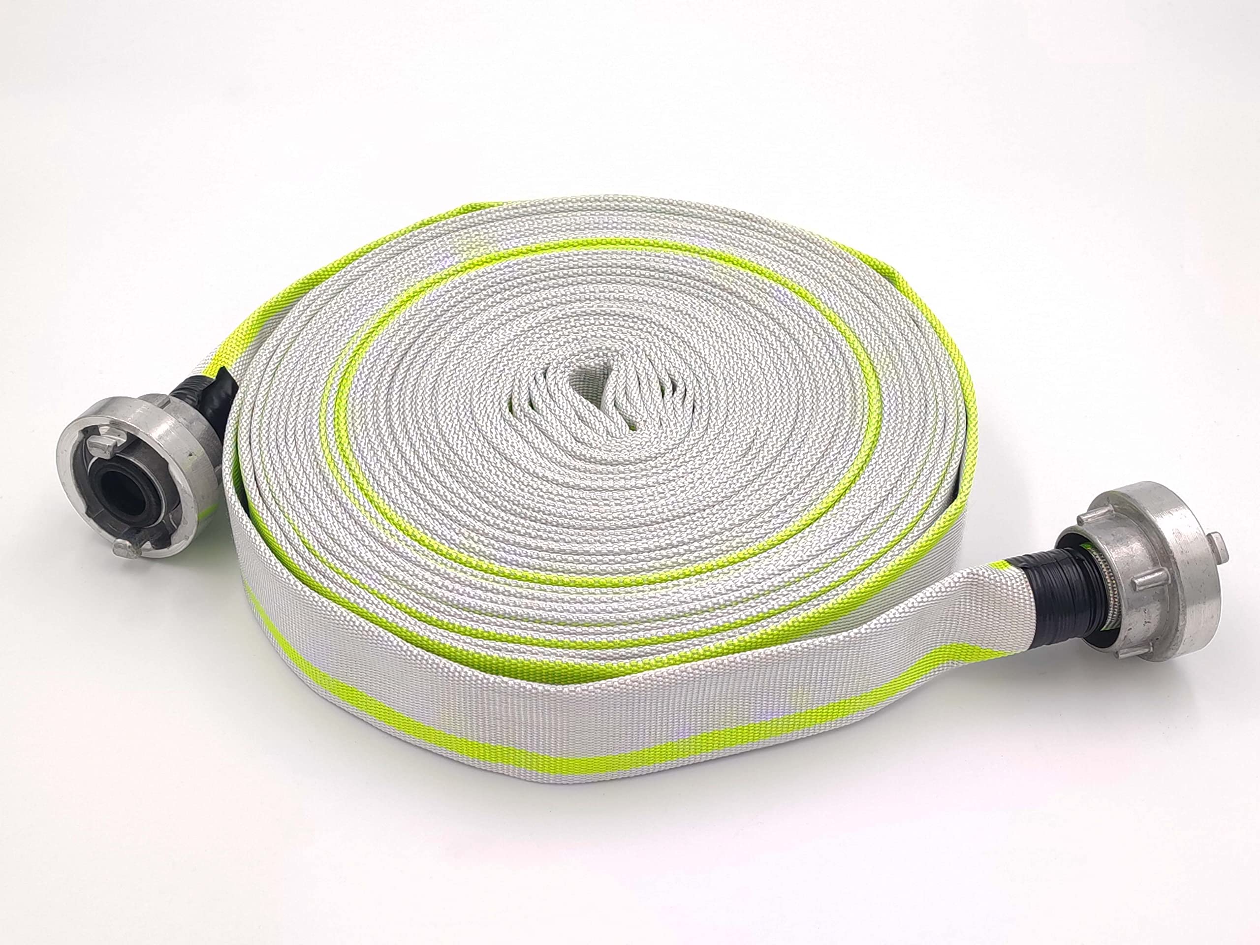 1 inch D-25-20 m industrial hose, fire hose, construction hose, flat hose, hose with Storz coupling integrated