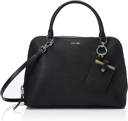 calvin klein susan saffiano leather tote