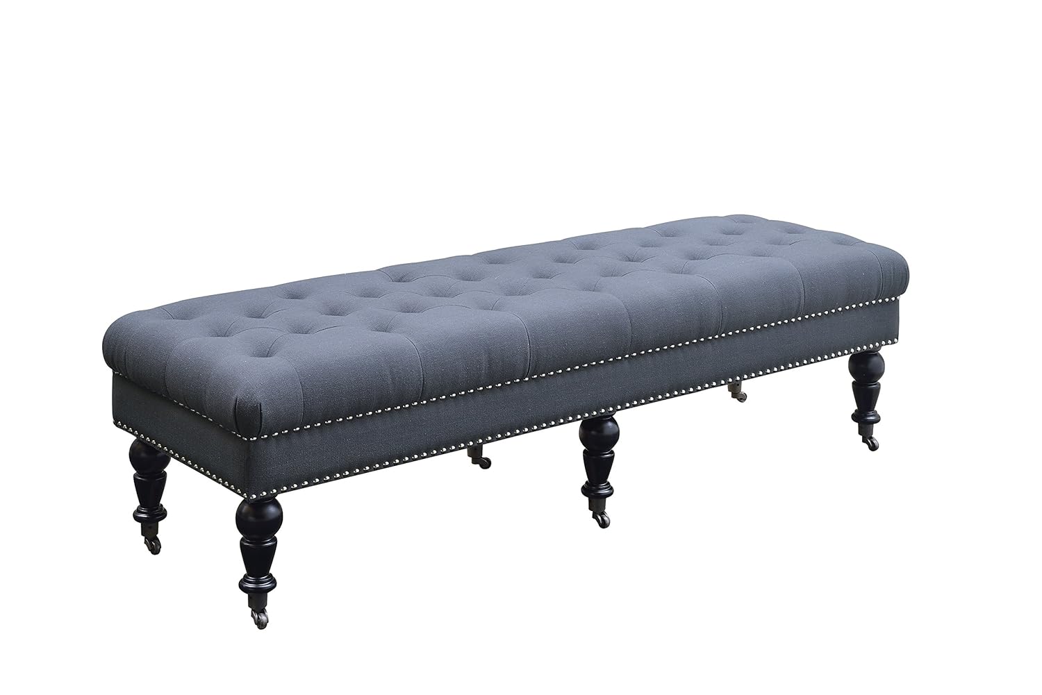 Best Linon Isabelle Tufted Ottoman