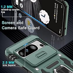 DEERLAMN Case for Google Pixel 8 Pro with Slide