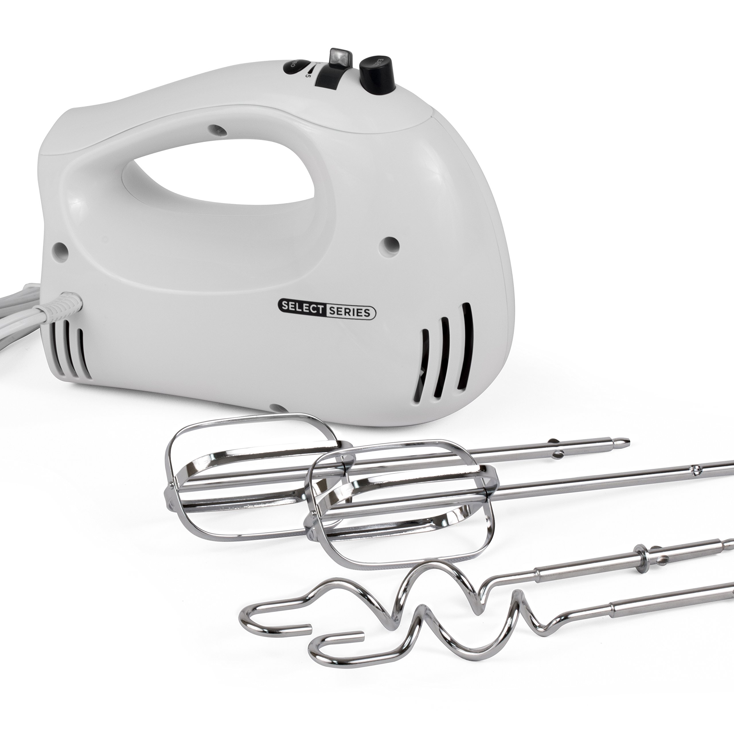 Westinghouse WHM5WA Select Series 5 Speed Hand Mixer, White