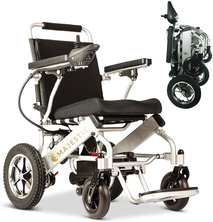 Deluxe Electric Wheelchair with Bluetooth Remote Control