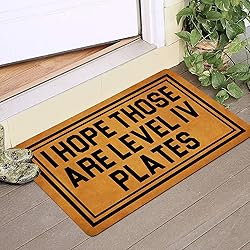 IFHUH Level 4 Plates Doormat - Funny Welcome