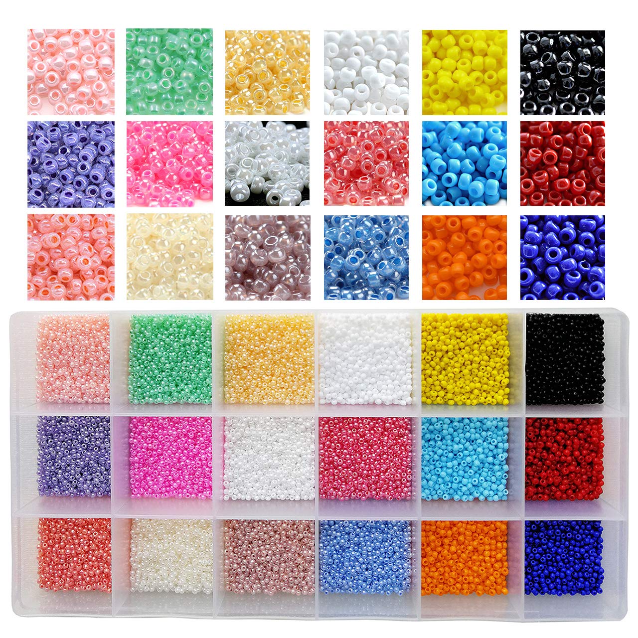 BALABEAD Size Uniform Seed Beads About 20000pcs in Box Ceylon Beads and