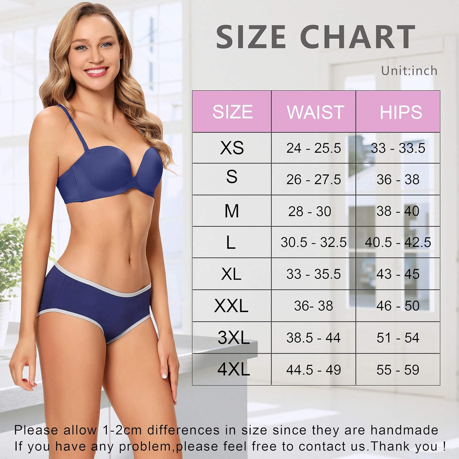 Womens Underwear Cotton High Waist Soft Breathable Stretchy Briefs Comfortable Panties for Ladies(Multicolor) at  Women’s Clothing store