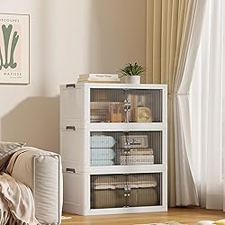 SAILUN 83Gal/335Qt Stackable Storage Bins Folding