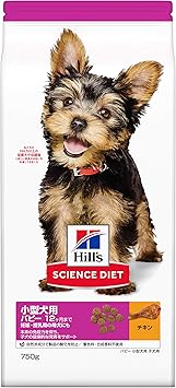 Amazon Co Jp ヒルズ サイエンス ダイエット ドッグフード 小型犬用 子犬用 妊娠 授乳期 パピー 12ヶ月まで チキン 750g ペット用品