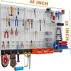 TORACK 109Pcs Wall Organizer Utility Storage Kit