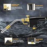 SenDeluz MAPP Gas Torch Trigger Start Propane Brazing Welding Plumbing Soldering view 8