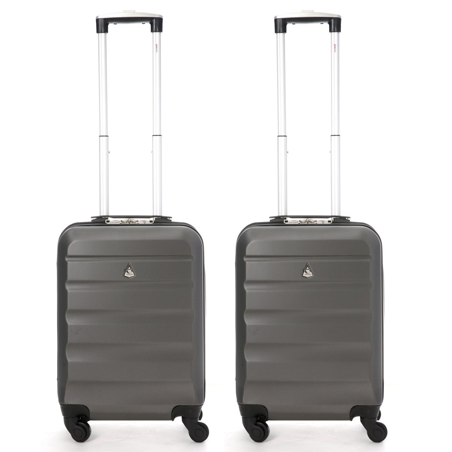 Aerolite ABS Juego De Maleta Equipaje De Mano Cabina Rígida Ligera Con