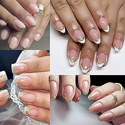 French Nail Art Stickers Curve Line Nail Decals 3D