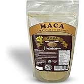 Pure Natural Miracles Organic Gelatinized Maca Root Powder (16 oz) - Peruvian Adaptogenic Superfood for Energy, Hormonal Balance & Endurance - Non-GMO, Vegan Herbal Booster for Men & Women