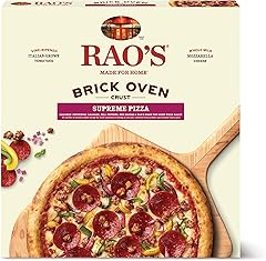 Rao's Made for Home Frozen Pizza - Supreme, Brick Oven Crust, Premium Quality, Fresh Shredded Whole Milk Mozzarella Cheese