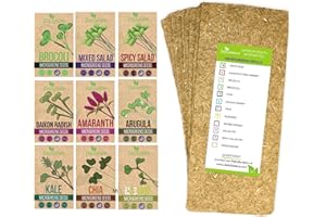 Microgreens Kit Refills with 9 Plant Mats & 9 Types of Seeds for ZestIGreens Microgreens Starter Kit