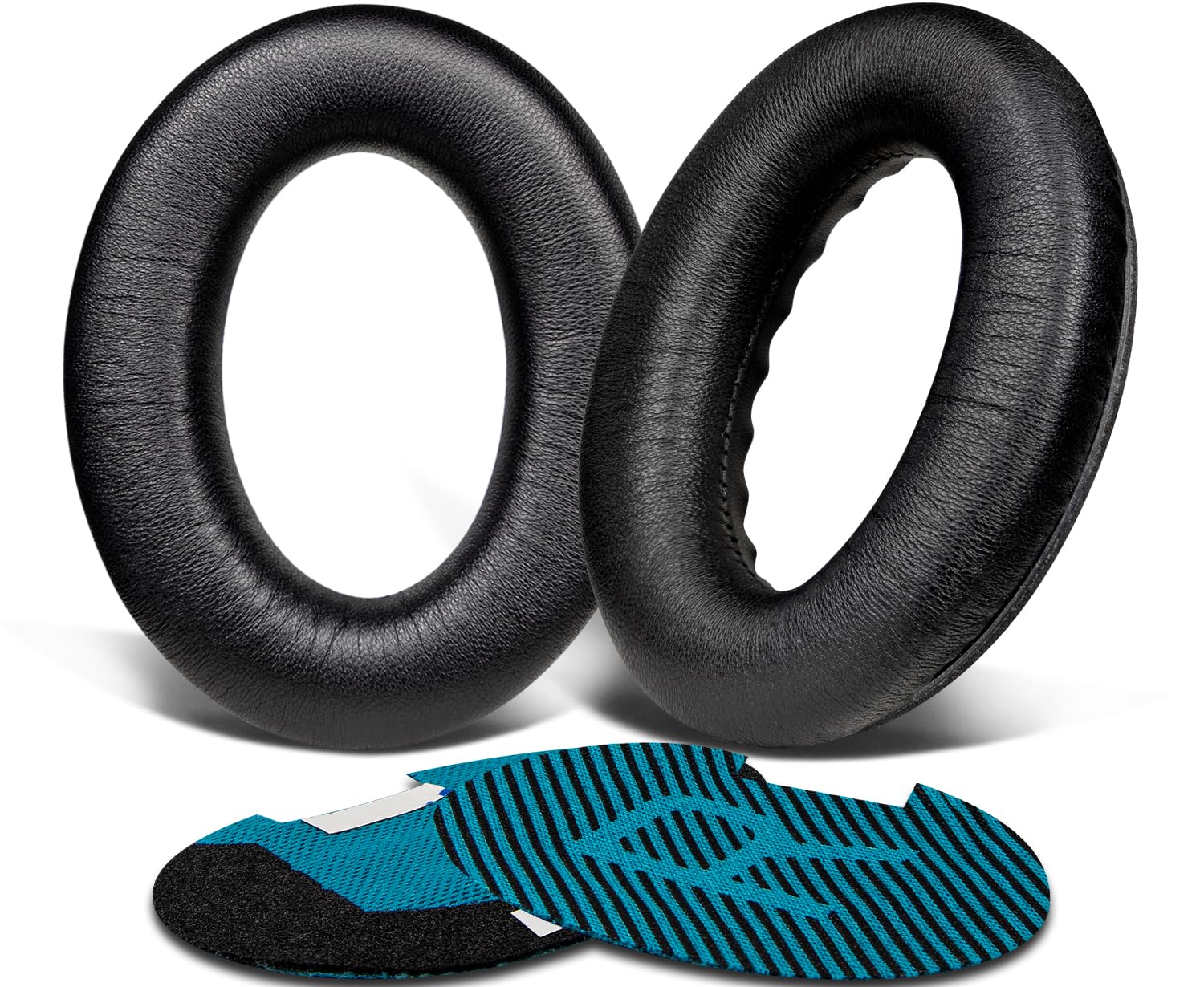 SoloWIT Lambskin Earpads Cushions for Bose Headphones, Replacement Ear Pads for Bose QuietComfort 15 QC15 QC25 QC2 QC35/Ae2 Ae2i Ae2w/SoundTrue & SoundLink Around-Ear Series - Brilliant Black