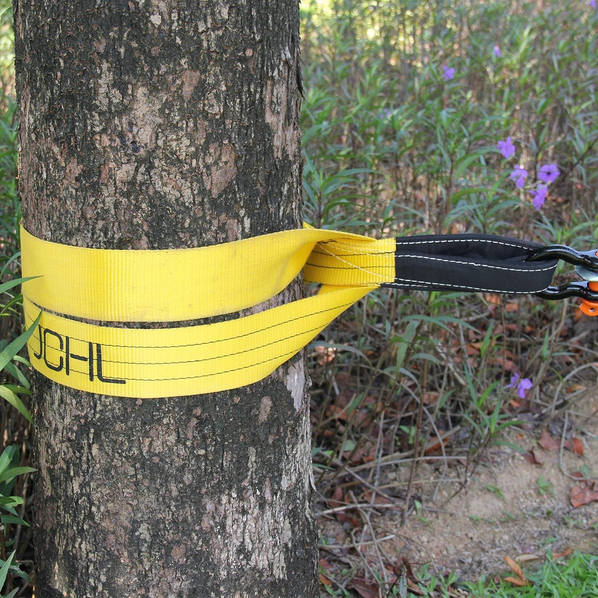 JCHL Tree Saver Strap, 3 inchX9 Foot Winch Strap, Tow Strap, Heavy Duty 36,000 Pound Capacity: Automotive