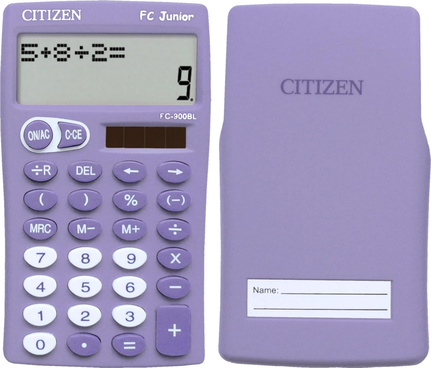 Citizen Fc Junior Fc 900 Violette Calculatrice Spéciale