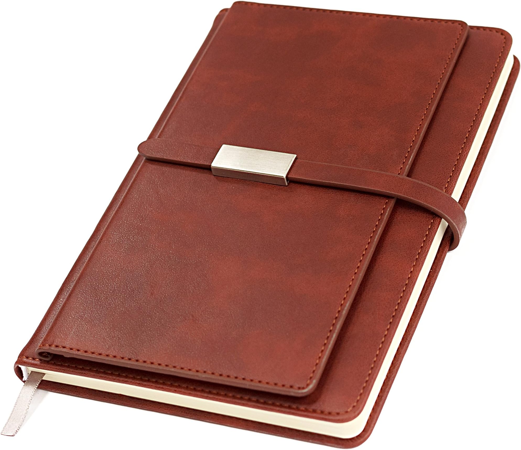 Leather Journal and Classic Writing Notebook 2018, Gift for Men and Women, for Travel and Work A5 Size 8.4 x 5.8 inches, Hardcover, 200 Page, Fine PU Leather - New Style and Design by Gorbiry