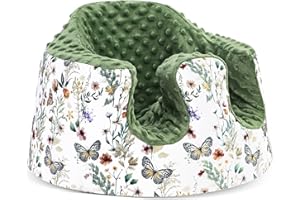 BOMOLOUR Seat Cover Compatible with Bumbo and Nuby Seat, Removable Breathable Baby Floor Seat Cover for Boys and Girls, Seat 