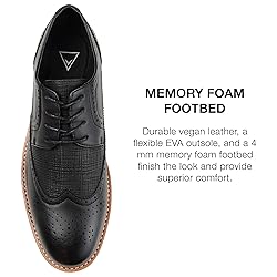 Vance Co. Men's Warrick Tru Comfort Foam Wingtip