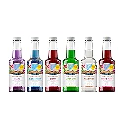 Hawaiian Shaved Ice Syrup Assortment, 6 Popular