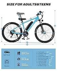 Qlife Racer Electric Bike for Adults - 21-Speed