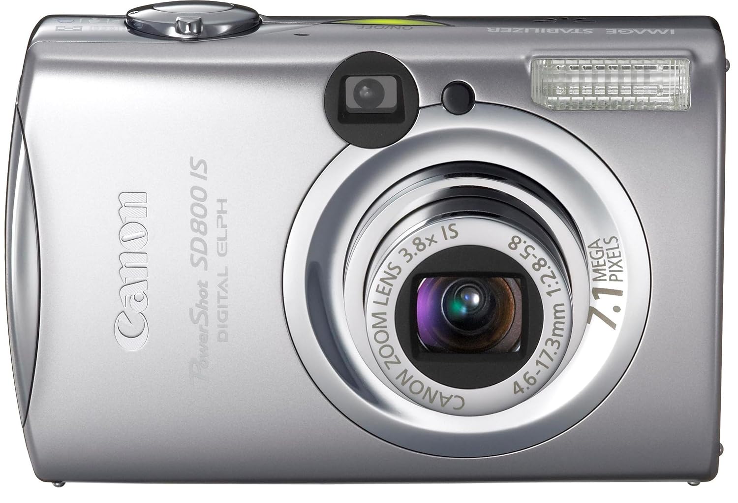 Amazon.com : Canon PowerShot SD800 IS 7.1MP Digital Elph Camera with 3.8x  Wide Angle Image-Stabilized Optical Zoom (OLD MODEL) : Point And Shoot  Digital ...