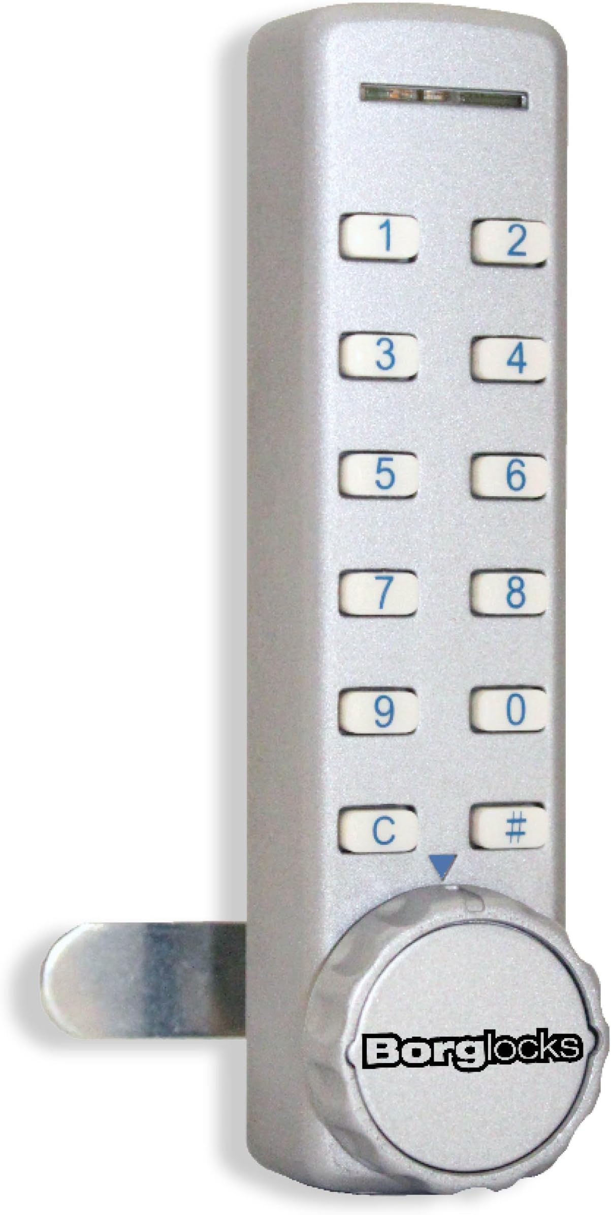 Borg Locks BL200 Satin Chrome Electronic Cabinet Lock