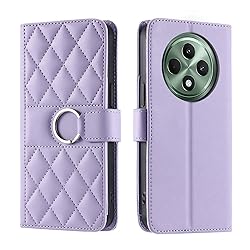 Lucyliy Compatible with Oppo Reno12 F 4G Case Flip