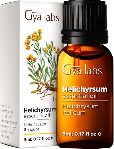 Gya Labs Helichrysum Essential Oil 5ml - 100% Pure Skin Care Oil