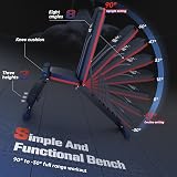Flybird Adjustable Bench FBGEAR23 Weight Bench 8-Position Backrest 318KG view 3