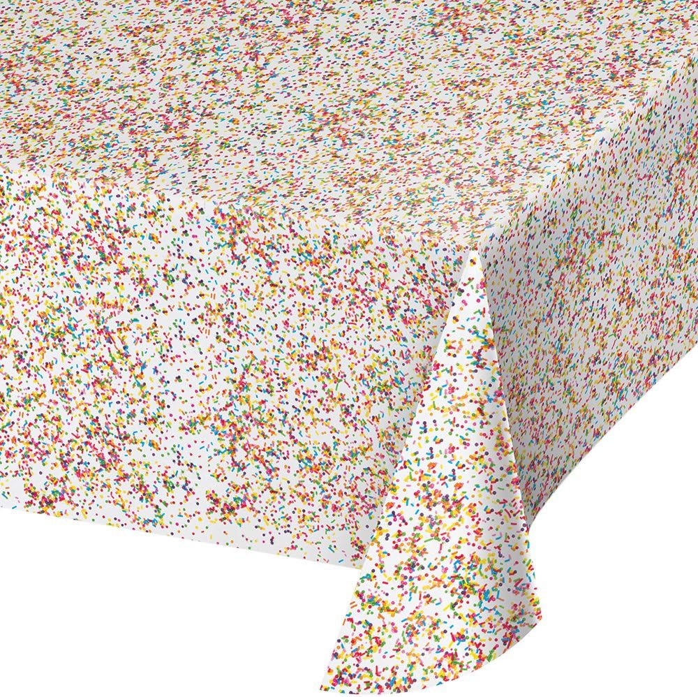 Creative Converting 324667 All Over Print Plastic Tablecover, 54" x 102", Table Cover: Kitchen & Dining