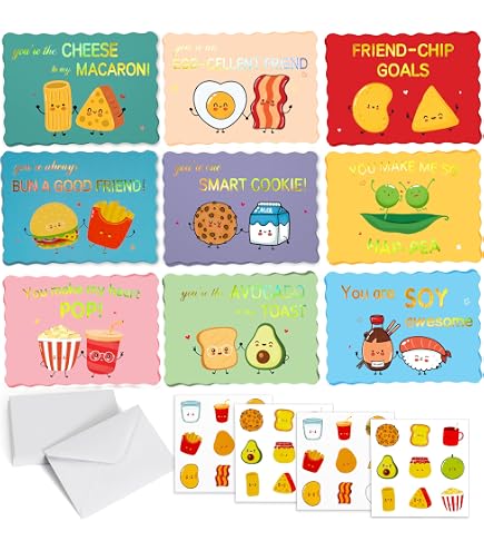 Valentinstagskarten-Set Für Kinder – Mit Süßen Hunde- & Katzen-Motiven | 42 Karten + Aufkleber + DIY-Briefkasten