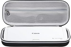 Aproca Portable Case Compatible with Canon ImageFORMULA R10 / ImageFORMULA P-215II Portable Document Scanner, Storage Hard Bag - Black (Case Only)