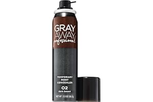 EVERPRO Gray Away Professional Temporary Root Concealer Touchup Spray, Dark Brown 2 oz