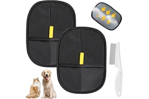 WAZNFYV 3Pcs Pet Hair Removal Glove, 2025 New Upgrade Electrostatic Gloves Pet Hair Reusable for Cats Dogs & Pets