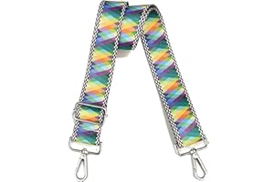 LoZoDo Silver Hardware Purse Strap Crossbody Straps for Purses Wide Shoulder Bag Strap Adjustable Replacementor Tote Handbags