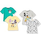 Amazon Essentials Disney | Marvel | Star Wars Boys and Toddlers' Short-Sleeve T-Shirts (Previously Spotted Zebra), Multipacks