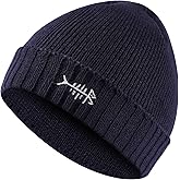 BASSDASH Winter Beanie Hats with Fleece Lining Thick Warm for Men Women Stretchy Fit Unisex Cuffed Knit Hat