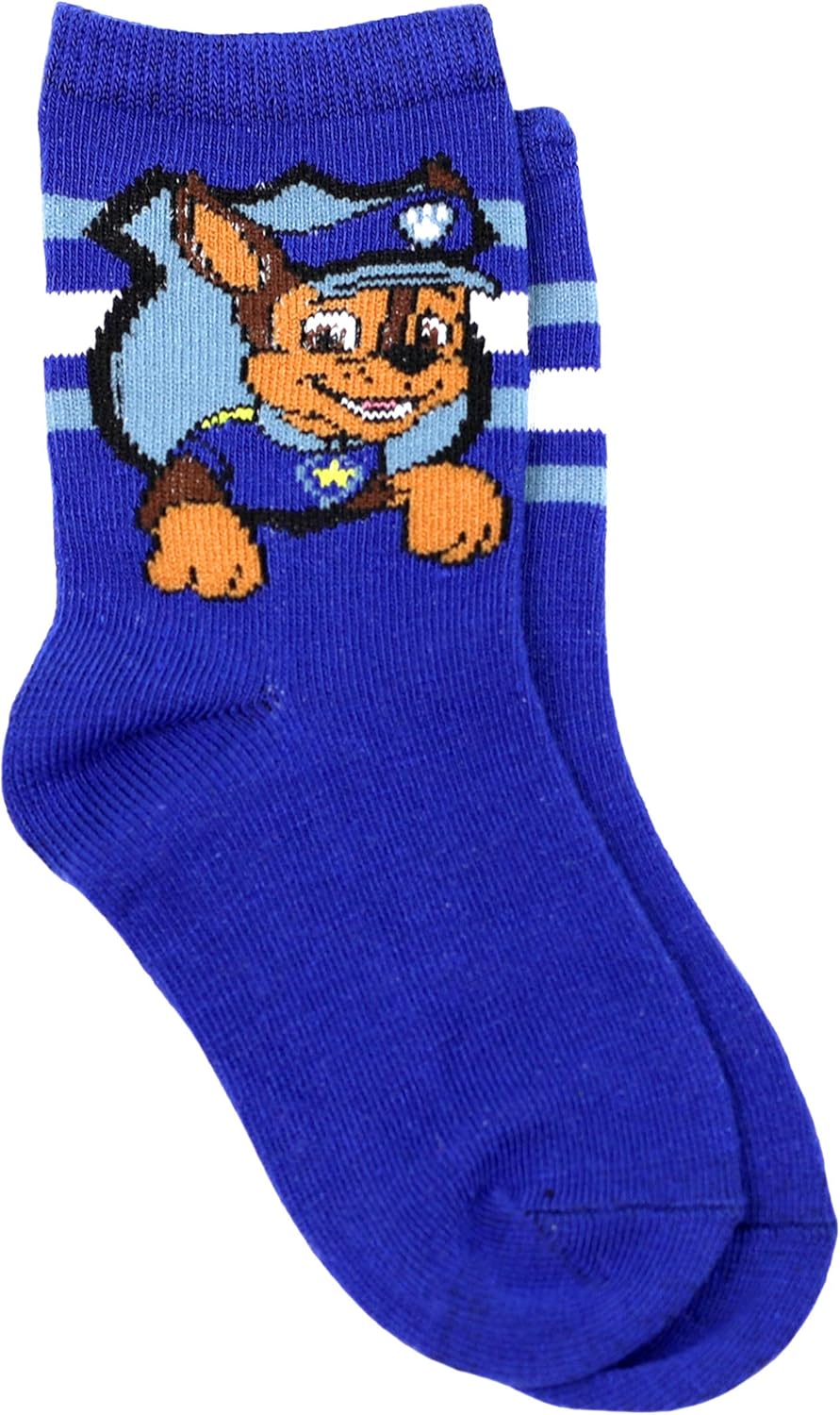 Nickelodeon Boy's Paw Patrol 4 Pack Crew Socks: Clothing