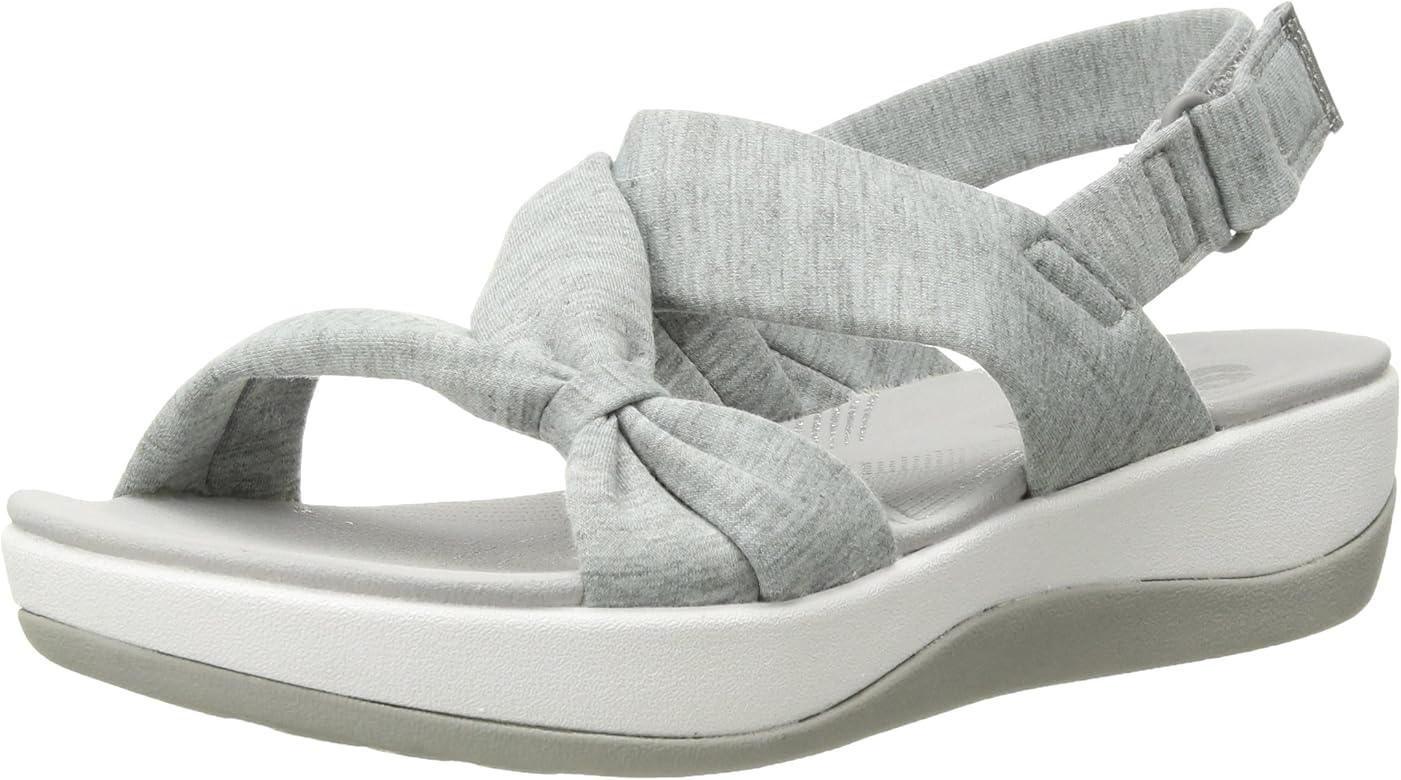 clarks gray sandals