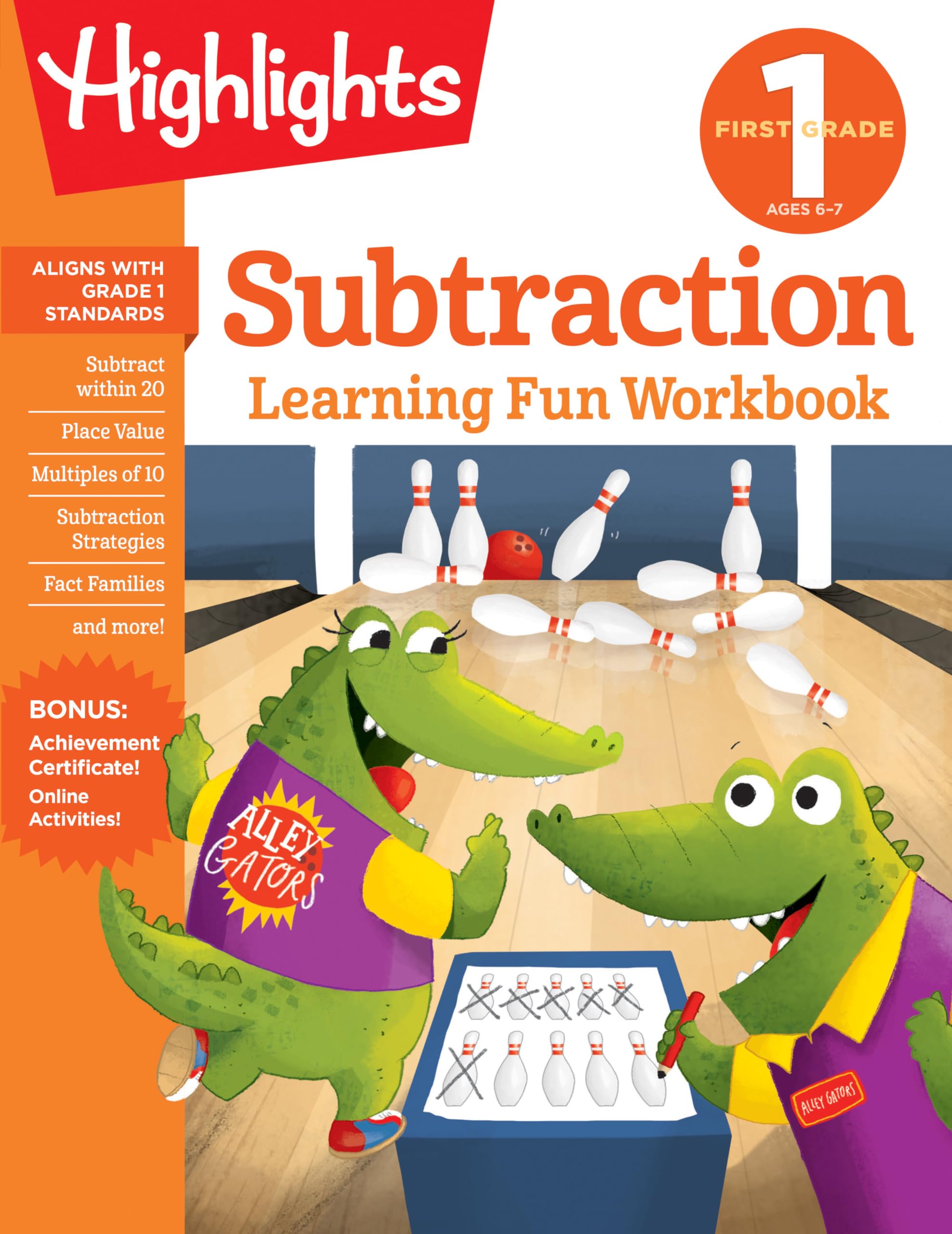 First Grade Subtraction (Highlights Learning Fun Workbooks)