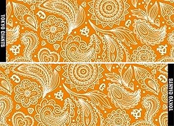 Amazon 読売 ジャイアンツ 特製 応援 ロング マフラー タオル ペイズリー柄 オレンジ 19 東京ドーム ６月限定 巨人 Giants グッズ 読売ジャイアンツ ハンカチ タオル