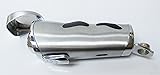 Silver Triple Torch Eternity Lighter with Puncher