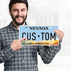 Custom Nevada License Plate, Personalized License