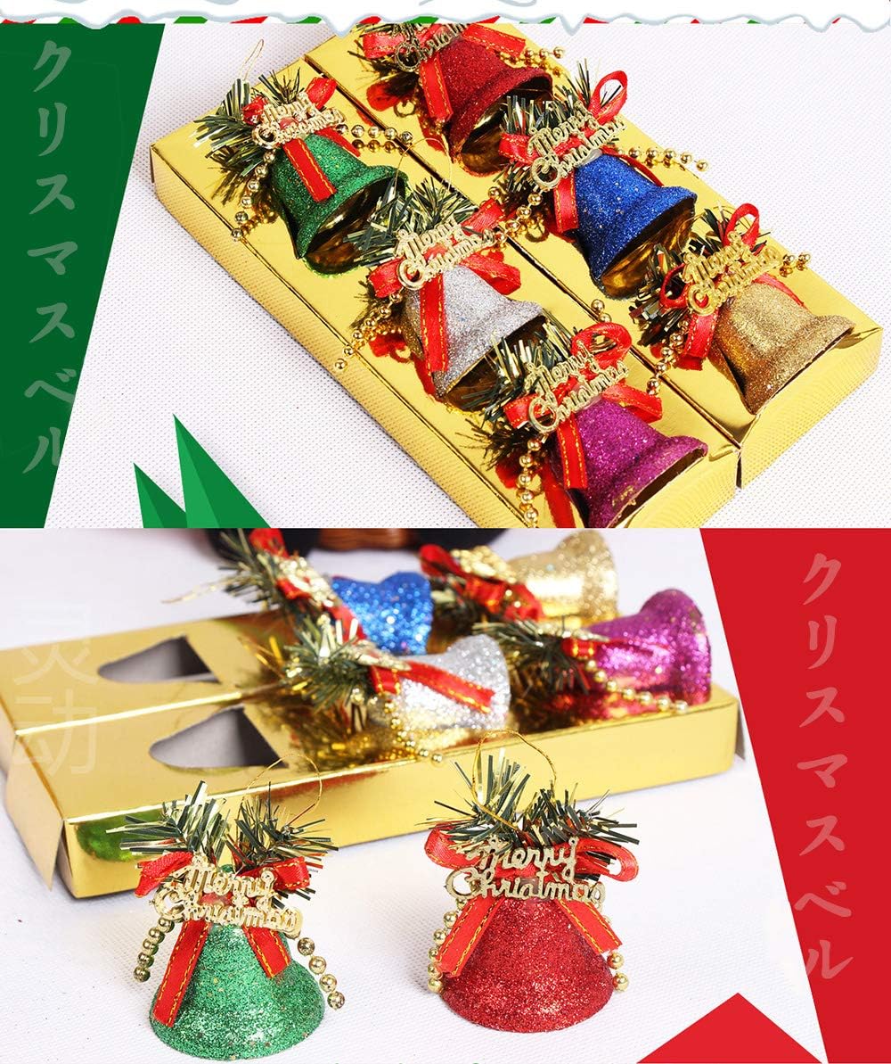 Amazon Razamaza クリスマスベル クリスマスツリー 飾り おしゃれ ペンダント プラスチックベル オーナメント クリスマス雑貨 直径約4 1cm ベル おもちゃ