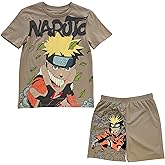 Naruto boys Naruto Boys Jumbo Print Fashion Tee & Mesh Shorts 2pc Set