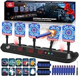 Lehoo Castle Nerf Target 5 Digital Scoring Auto Reset 3 Modes 6-13yrs view 1