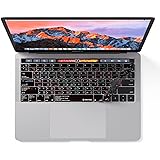 Vi and Vim Keyboard Cover Skin for MacBook Pro with Touchbar - Maximum Speed and editing