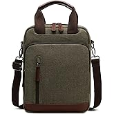mygreen Small Canvas Crossbody Shoulder Bag Messenger Bag Work Bag | Work Bag
